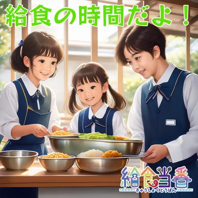 給食の時間だよ